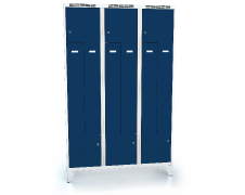 Cloakroom locker Z-shaped doors ALSIN with feet 1920 x 1200 x 500